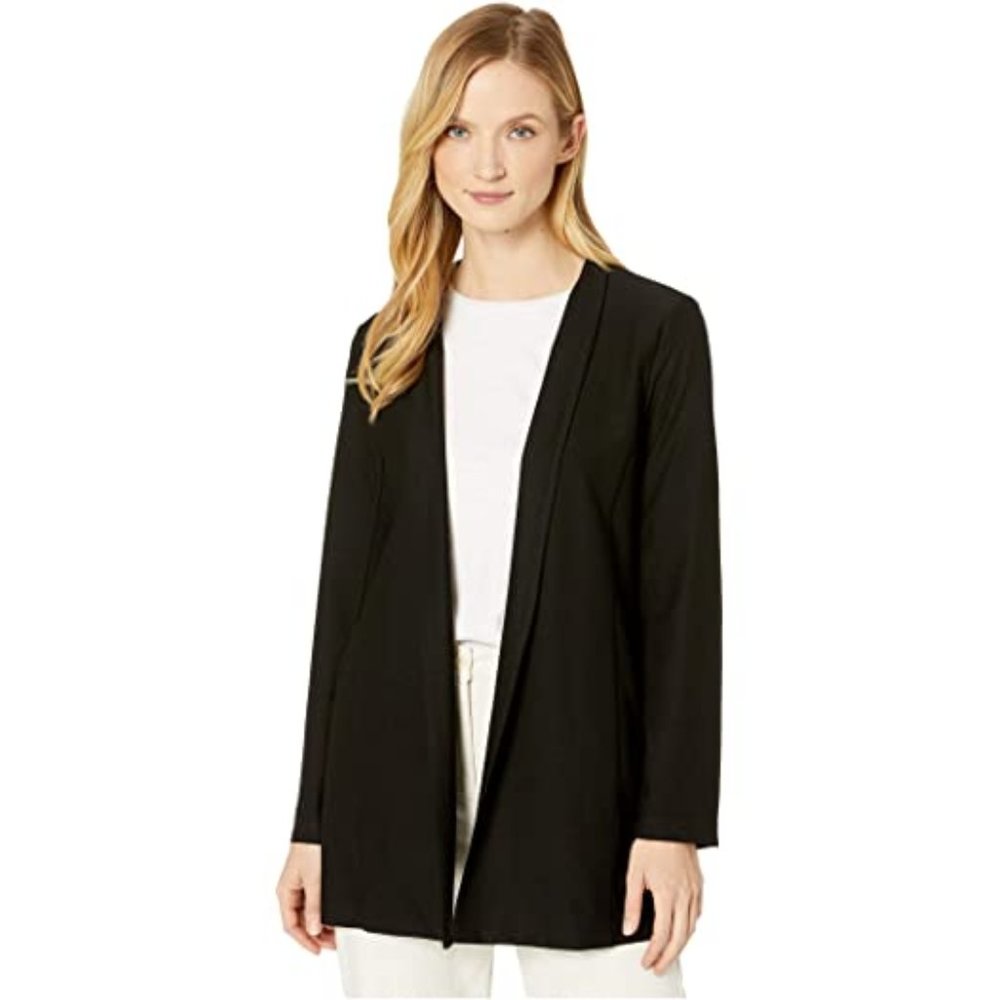 Eileen Fisher Stretchy Blazer Crepe Jacket
